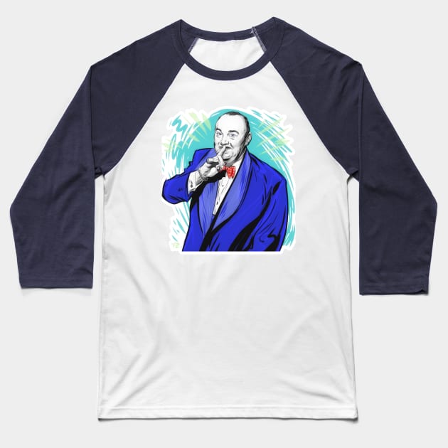 Paul Whiteman - An illustration by Paul Cemmick Baseball T-Shirt by PLAYDIGITAL2020